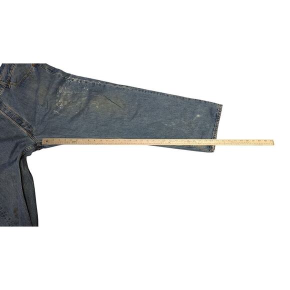 1999 Levis 501 Jeans Mens 40x30 Denim Button Fly Made USA Straight Leg 90s 497 - Picture 4 of 12
